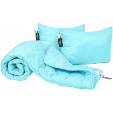 Одеяло MirSon Набор шелковый 1691 Eco Light Blue Одеяло 220х240+ Фото
