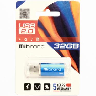 USB флеш накопитель Mibrand 32GB Cougar Blue USB 2.0 Фото 1