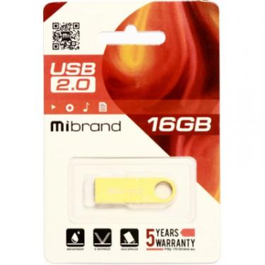 USB флеш накопитель Mibrand 16GB Puma Gold USB 2.0 Фото 1