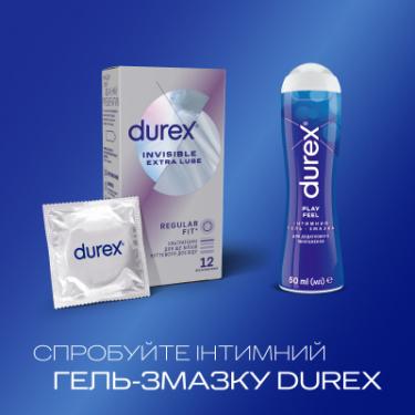 Презервативы Durex Invisible Extra Lube ультратонкі з додатковою змаз Фото 4