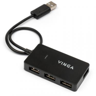 Концентратор Vinga USB2.0 to 4*USB2.0 HUB Фото 2
