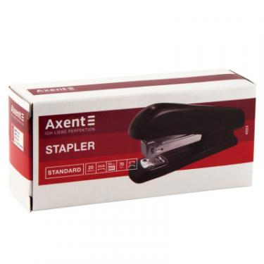 Степлер Axent 24 / 6 20 листов Standard пласт. красный Фото 3