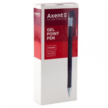 Ручка гелевая Axent Forum 0.5 мм Чёрняя Фото 1
