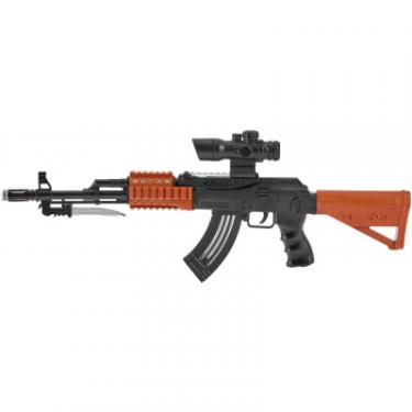 Игрушечное оружие ZIPP Toys Автомат свето-звуковой AK47, черный Фото 1