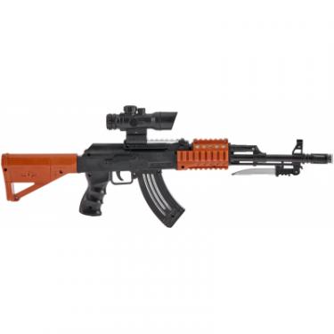 Игрушечное оружие ZIPP Toys Автомат свето-звуковой AK47, черный Фото 2