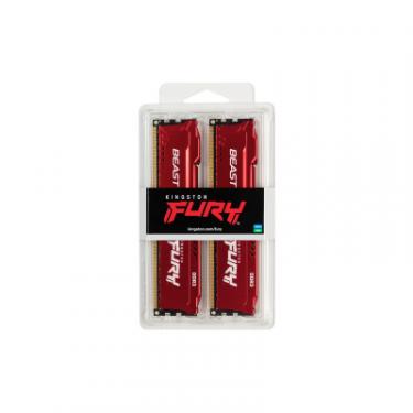 Модуль памяти для компьютера Kingston Fury (ex.HyperX) DDR3 16GB (2x8GB) 1600 MHz Fury Beast Red Фото 4