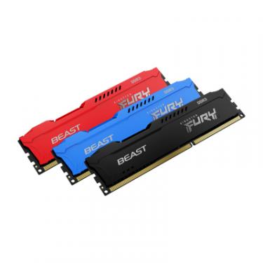 Модуль памяти для компьютера Kingston Fury (ex.HyperX) DDR3 16GB (2x8GB) 1600 MHz Fury Beast Red Фото 6