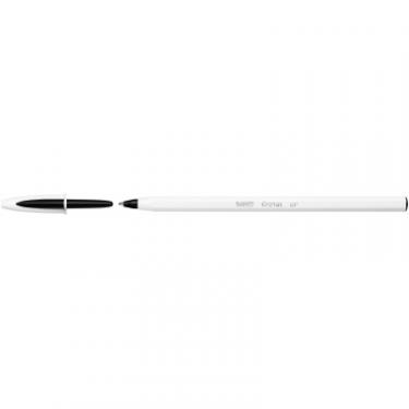 Ручка шариковая Bic Cristal Up с белым шестигранным корпусом Черная Фото