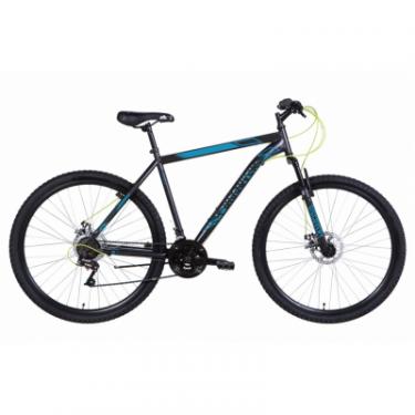 Велосипед Discovery 29" RIDER AM DD рама-19" 2021 Black/Blue Фото