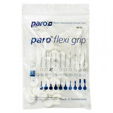 Щетки для межзубных промежутков Paro Swiss Flexi Grip xxxx-тонкие Ø 1.7 мм 30 шт. Фото 1
