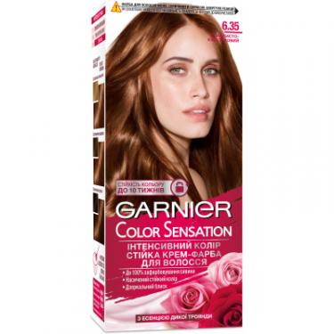 Краска для волос Garnier Color Sensation 6.35 Золотисто-каштановий 110 мл Фото