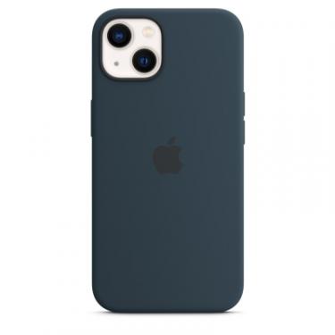 Чехол для мобильного телефона Apple iPhone 13 Silicone Case with MagSafe Abyss Blue, Фото