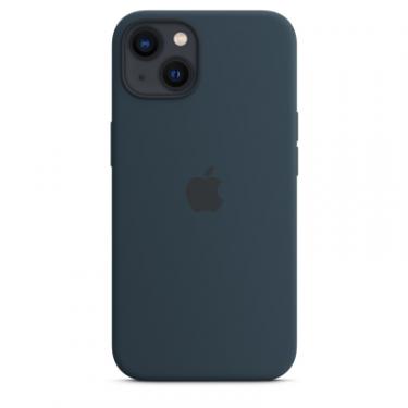 Чехол для мобильного телефона Apple iPhone 13 Silicone Case with MagSafe Abyss Blue, Фото 1