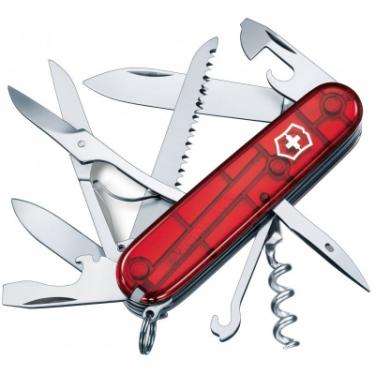 Нож Victorinox Huntsman Transparent Red Blister Фото