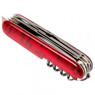 Нож Victorinox Huntsman Transparent Red Blister Фото 2
