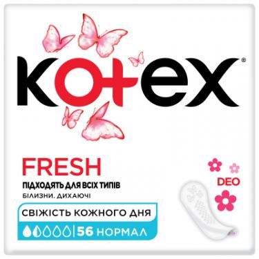 Ежедневные прокладки Kotex Normal Deo 56 шт. Фото