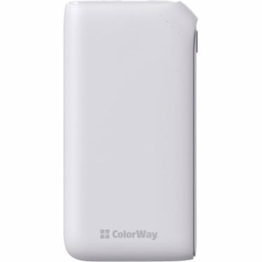 Батарея универсальная ColorWay 10 000 mAh Soft touch (USB QC3.0 + USB-C Power Del Фото 1