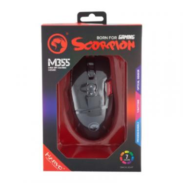 Мышка Marvo M355 7colors-LED USB Black Фото 4