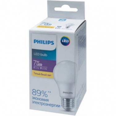 Лампочка Philips Ecohome LED Bulb 7W E27 3000K 1PF/20RCA Фото 1