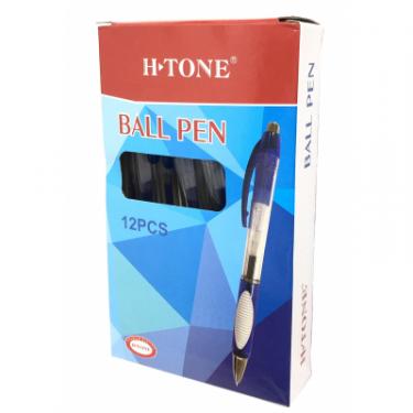 Ручка гелевая H-Tone автоматична 0,5 мм, синя, уп. 12 шт. Фото 1