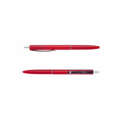 Ручка шариковая Buromax автоматична COLOR, L2U, 1 мм, червоний корпус, син Фото