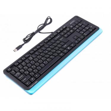 Клавиатура A4Tech FKS10 USB Blue Фото 1