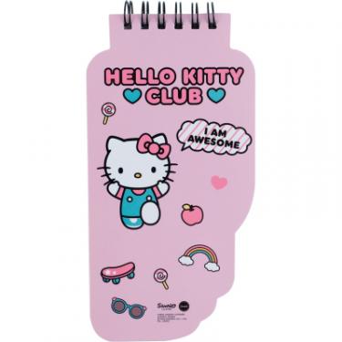 Блокнот Kite на спіралі Hello Kitty 50 аркушів, нелінований Фото 2