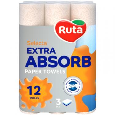 Бумажные полотенца Ruta Selecta 3 шари 12 рулонів Фото