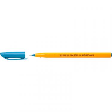 Ручка масляная Buromax EXPRESS, 0,5 мм, тригр.корпус, синя Фото 1