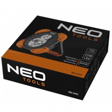 Прожектор Neo Tools акумулятор, 2600мАг, 3.7 Li-ion, 10 Вт + 3 Вт, 750 Фото 3