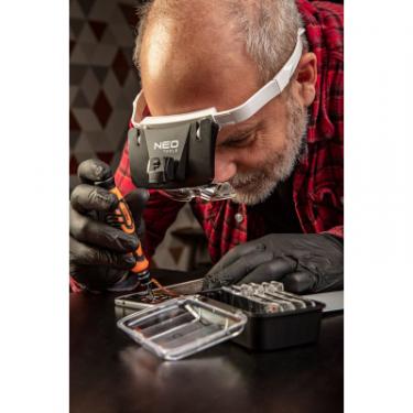 Увеличительное стекло Neo Tools лінзи з набором діоптрій 1x, 1.5 x, 2x, 2.5 x, 3.5 Фото 4