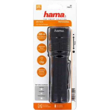 Фонарь Hama Professional 4 LED Torch L370 Black Фото 2
