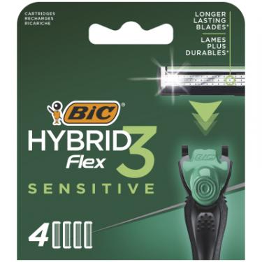 Сменные кассеты Bic Flex 3 Hybrid Sensitive 4 шт. Фото
