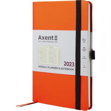 Еженедельник Axent 2023 Partner Soft 125x195 мм помаранчевий Фото 1