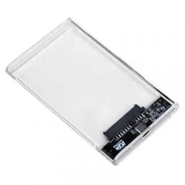 Карман внешний AgeStar 2.5", USB 3.2, 9.5 mm / 7 mm HDD/SSD, Transparent Фото
