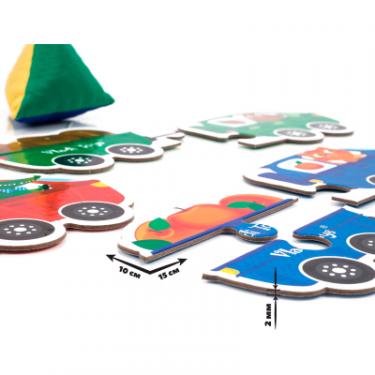 Развивающая игрушка Vladi Toys Гра з м'якою пірамідкою Звірочепи для найменших (у Фото 1