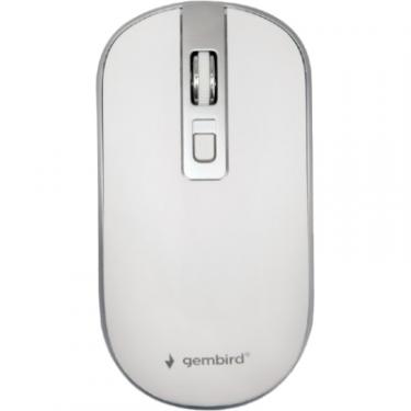 Мышка Gembird MUSW-4B-06-WS Wireless White-Silver Фото