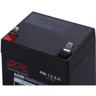 Батарея к ИБП Powercom PM-12-5.0, 12V 5Ah Фото 2