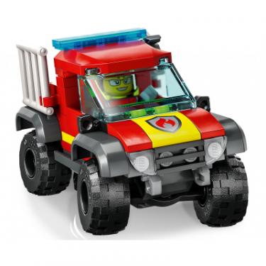 Конструктор LEGO City Пожежно-рятувальний позашляховик 97 деталей Фото 2