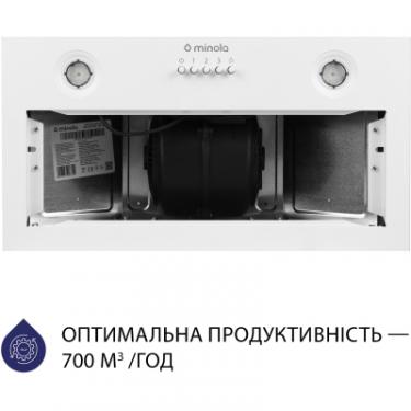 Вытяжка кухонная Minola HBI 5204 WH 700 LED Фото 2