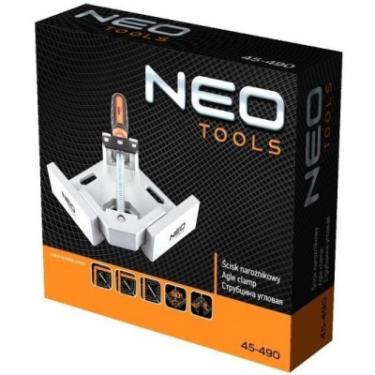 Струбцина Neo Tools кутова, алюмінієва, напрямна 95 мм, 70х70мм Фото 4