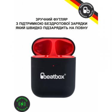 Наушники BeatBox PODS AIR 2 Wireless Сharging Black-Red Фото 3