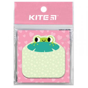 Бумага для заметок Kite з клейким шаром Froggy 70х70 мм, 50 аркушів Фото 1