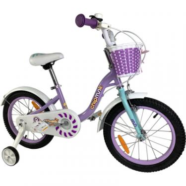 Детский велосипед Royal Baby Chipmunk Darling 16" Official UA фіолетовий Фото 1