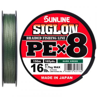 Шнур Sunline Siglon PE х8 300m 6.0/0.418mm 90lb/40.0kg Dark Gre Фото