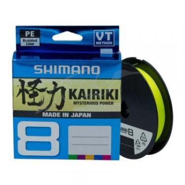 Шнур Shimano Kairiki 8 PE Yellow 150m 0.19mm 12.0kg Фото