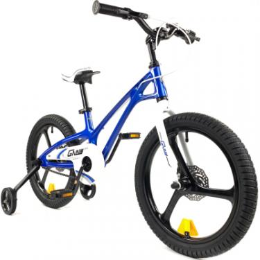 Детский велосипед Royal Baby Galaxy Fleet Plus Mg 18" Official UA Синій Фото 1