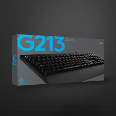 Клавиатура Logitech G213 Prodigy RGB Gaming Keyboard USB UA Black Фото 5