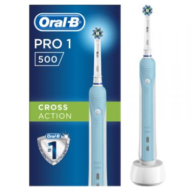 Электрическая зубная щетка Oral-B Pro 500/D16.513.1U CrossAction 3756 Фото 2