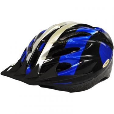 Шлем Good Bike M 56-58 см Blue/Black Фото 2